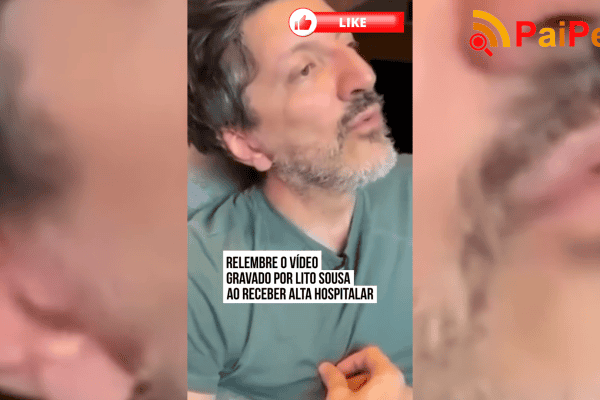 Relembre o vídeo gravado por Lito Sousa ao receber alta hospitalar