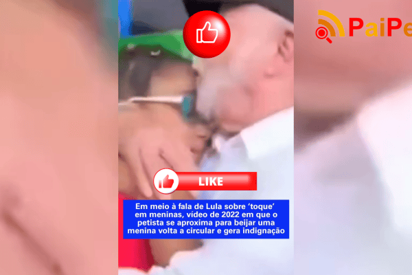 Em meio à fala de Lula sobre ‘toque’ em meninas, vídeo de 2022 em que o petista se aproxima para beijar uma menina volta a circular e gera indignação