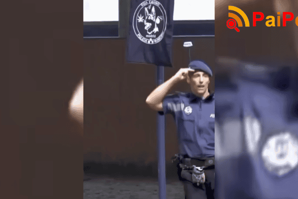 Poncho, o cão policial que comoveu a todos ao fazer RCP (ressuscitação cardiopulmonar) durante um treinamento