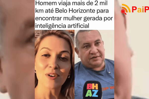 Homem viaja mais de 2 mil km até Belo Horizonte para encontrar mulher gerada por IA