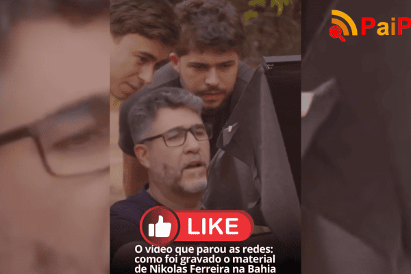 Diferente das grandes produções de Porchat e Juliette. Assim é feito o vídeo do Nikolas!