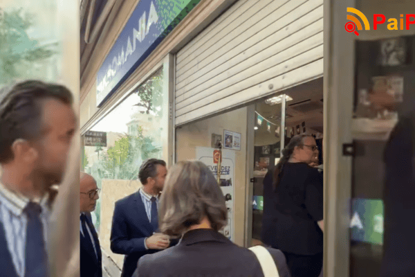Prefeito de Nice (França) visita o “herói revolucionário” que protegeu sua loja durante as manifestações: “Honra a quem merece”