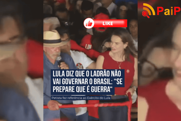 Lula diz que o ladrão não vai governar o Brasil: “Se prepare, que é guerra”