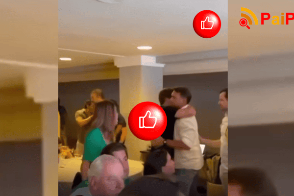 Flávio aparece desolado ao lado de aliados em vídeo após vitória de Lula