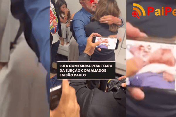 Lula comemora resultado da eleição com aliados em São Paulo
