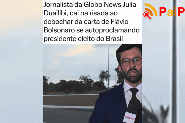 Jornalista da GloboNews, Julia Duailibi, cai na risada ao debochar da carta de Flávio Bolsonaro