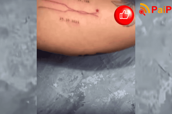 Eleitora eterniza vitória de Lula com tatuagem do número 13 e gráfico da disputa contra Flávio