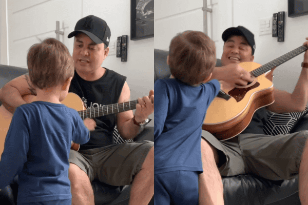 Tere Oberger compartilha momento especial de Renner com o filho