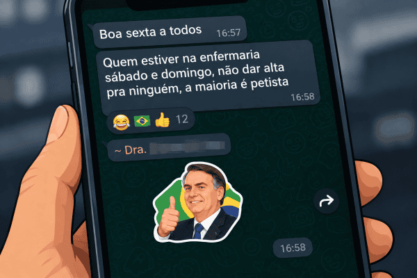 Absurdo! Médica manda trancar pacientes em enfermaria para impedir voto: “Petistas”