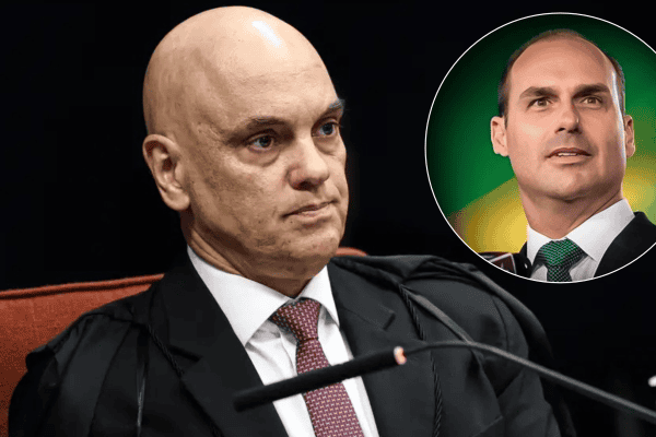 Alexandre de Moraes manda expedir mandado de prisão para Eduardo Bolsonaro