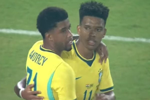 Brasil vence Índia por 4 a 0 em amistoso com destaque para Samuel Lino