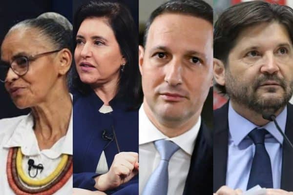 Candidatos ao Senado em São Paulo: Marina Silva, Simone Tebet, Derrite e André do Prado em Disputa Acirrada