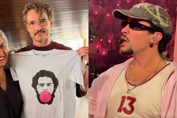 Bad Bunny e Pedro Pascal usam camisetas em apoio a Lula durante eleições