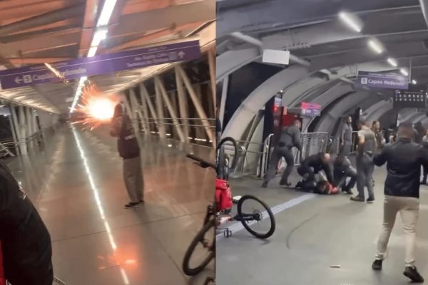 Conflito na Linha 5-Lilás: Entregadores e Segurança em Confronto em SP