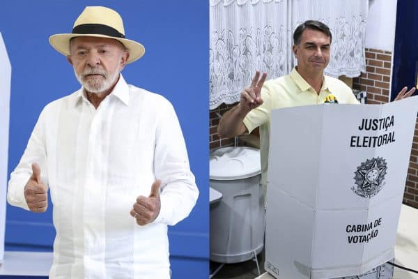 Flávio Bolsonaro desafia Lula com vantagem no primeiro turno das eleições