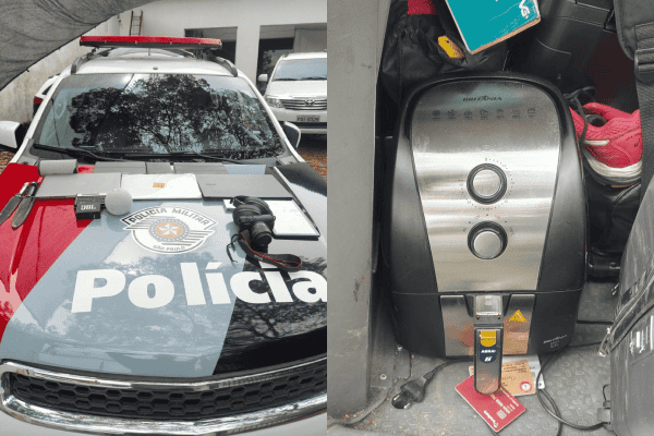 Polícia Militar prende três suspeitos após roubo de objetos em Cotia