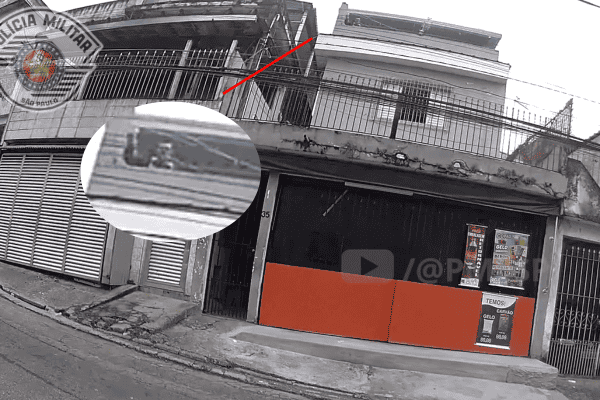 Suspeito de Violência Doméstica Tenta Fugir pelo Telhado em São Paulo