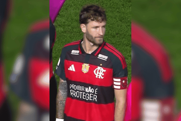Flamengo leva mensagem contra proibição de apostas em jogo contra o Santos