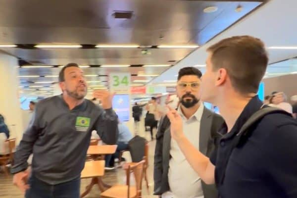 Boulos e Pavanato trocam ofensas em aeroporto de Brasília; vídeo viraliza