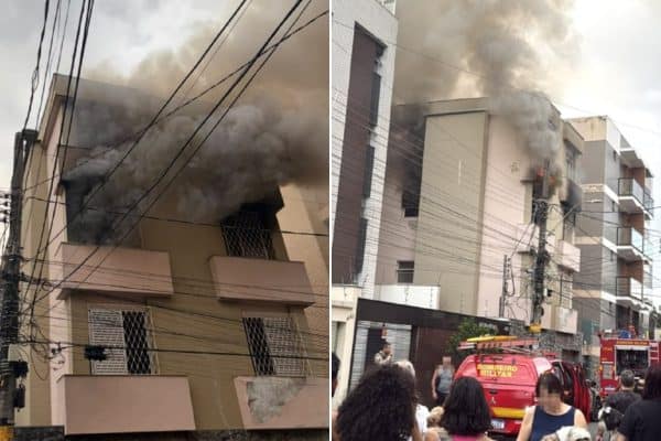 Incêndio em prédio no bairro Prado, em BH, deixa feridos