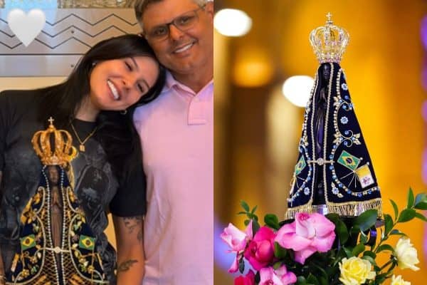 Ana Castela presta tributo a Nossa Senhora Aparecida nas redes sociais