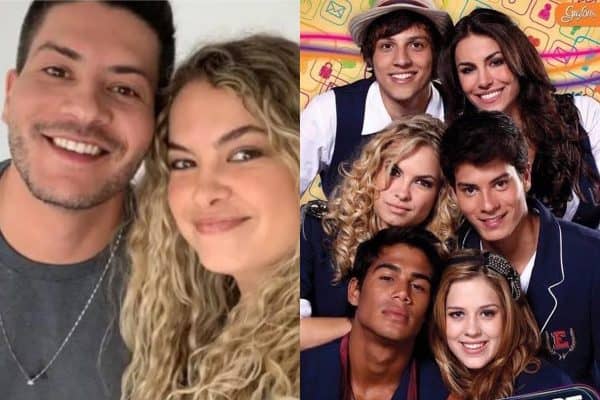 Arthur Aguiar homenageia Lua Blanco em reencontro do elenco de Rebelde