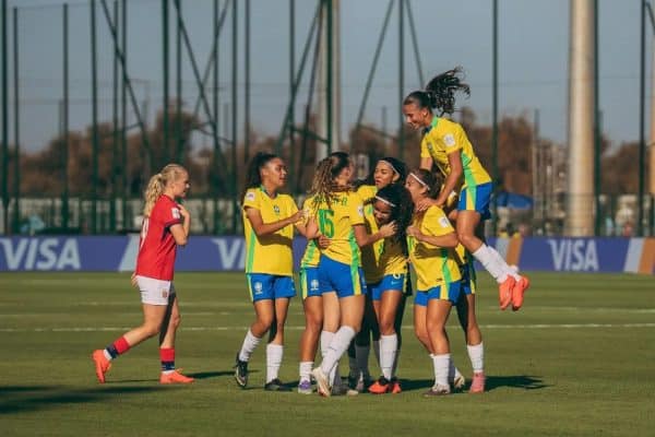 Brasil vence Noruega e avança ao mata-mata da Copa do Mundo Feminina Sub-17