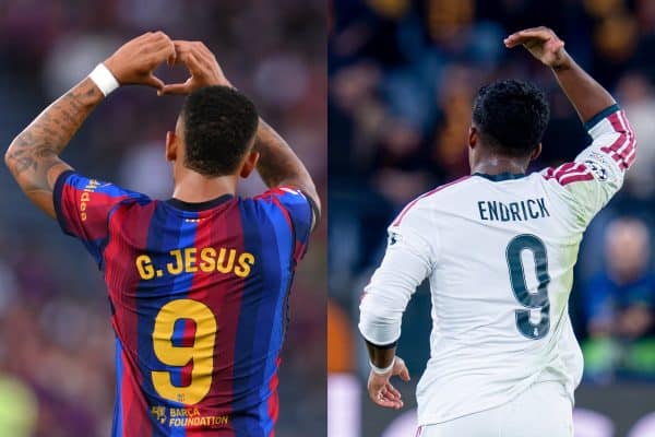 Camisas 9 de Barcelona e Real, Jesus e Endrick foram revelados pelo Palmeiras