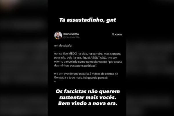 Humorista diz receber ameaças após Nikolas expor relato sobre boicote
