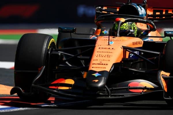 F1: Norris lidera último treino no México; Bortoleto fica sem tempo